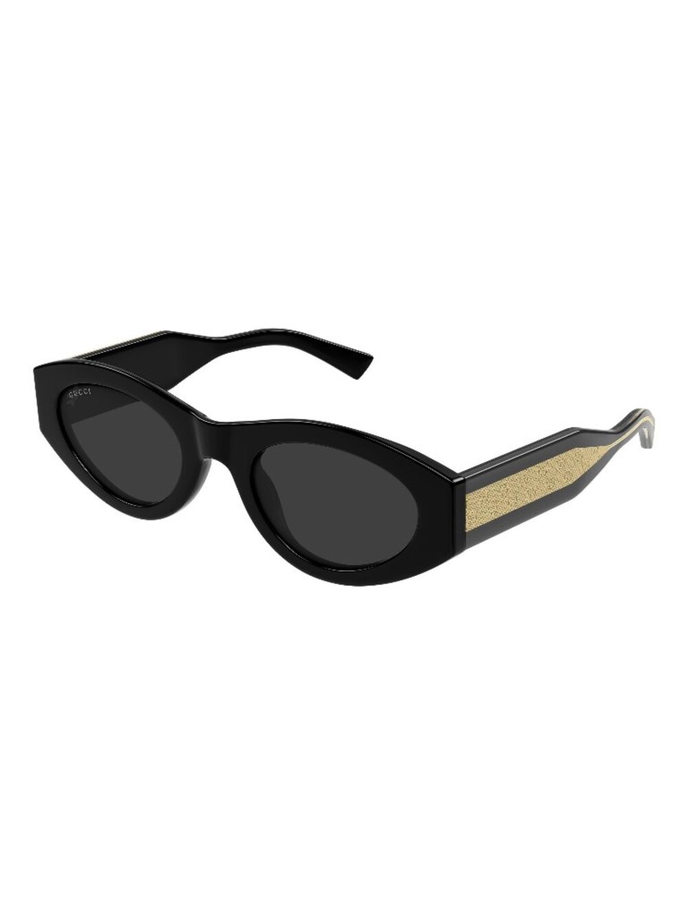 New Gucci Women's Sunglasses Black Grey Lens Acetate Frame GG2065S 001 52